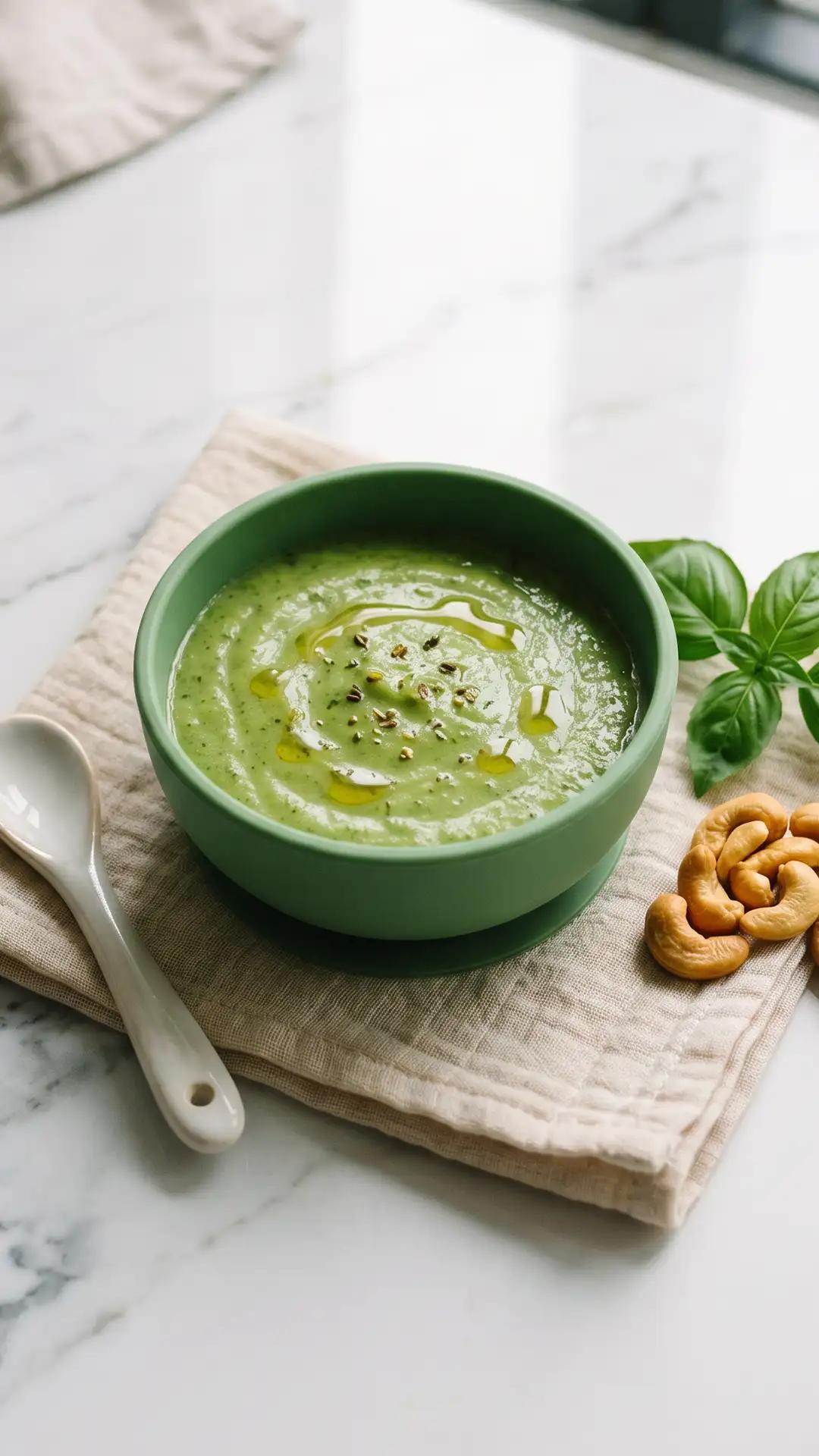 Bubur Chicken Pesto